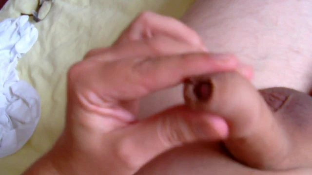 Small cock POV wank and cum