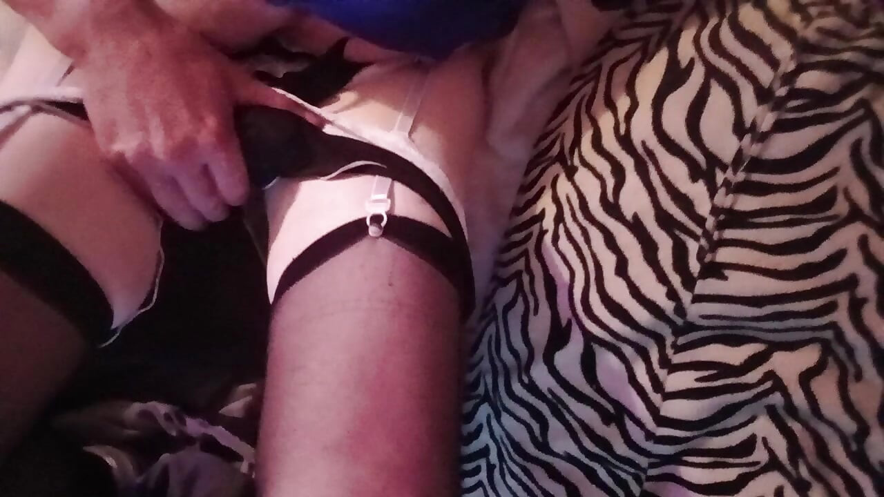 CUM along with me and play. Panty boy has a HARD time controlling  his urges D