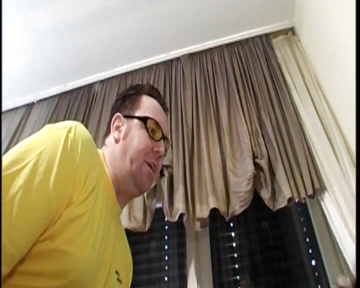 Blond Okulary Babe Palce Cipki I Ssie Kutasa Ostro