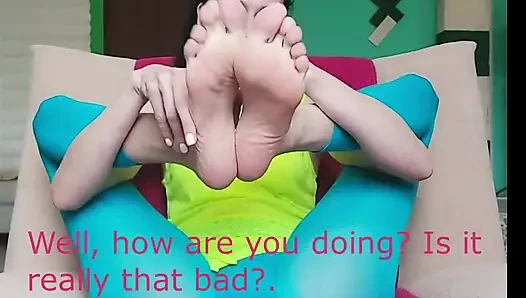 Fetish kaki, fetish kaki, fetish legging, fetish tante seksi - aku fetishmu - ginnagg