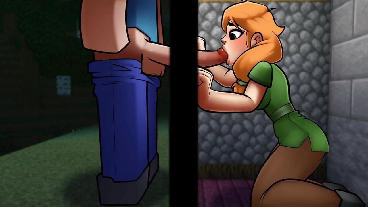 Minecraft hentai geiles handwerk - teil 1 - alex lutscht einen großen schwanz von loveskysan69