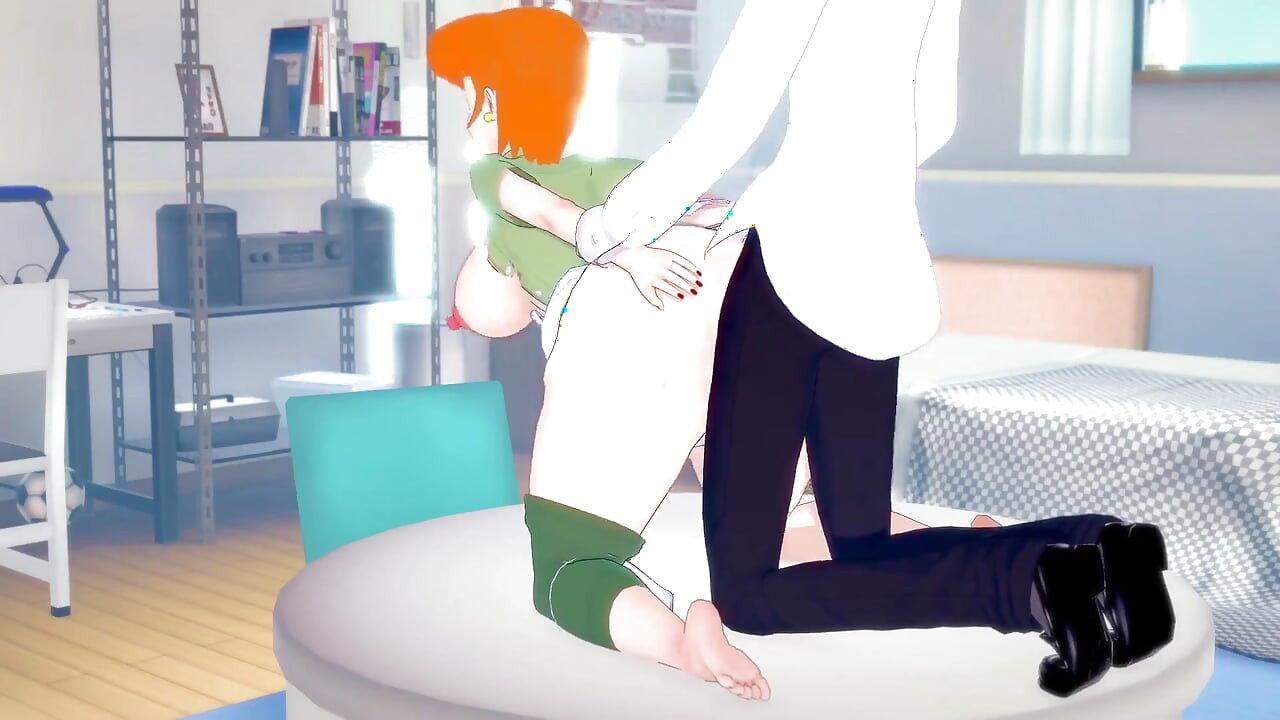 Dexter'ın annesi anal seks yapıyor: Dexter'ın laboratuvarı hentai
