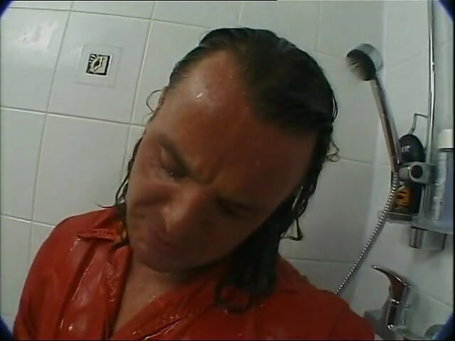 Redhead slut gets ass fucked after taking a shower
