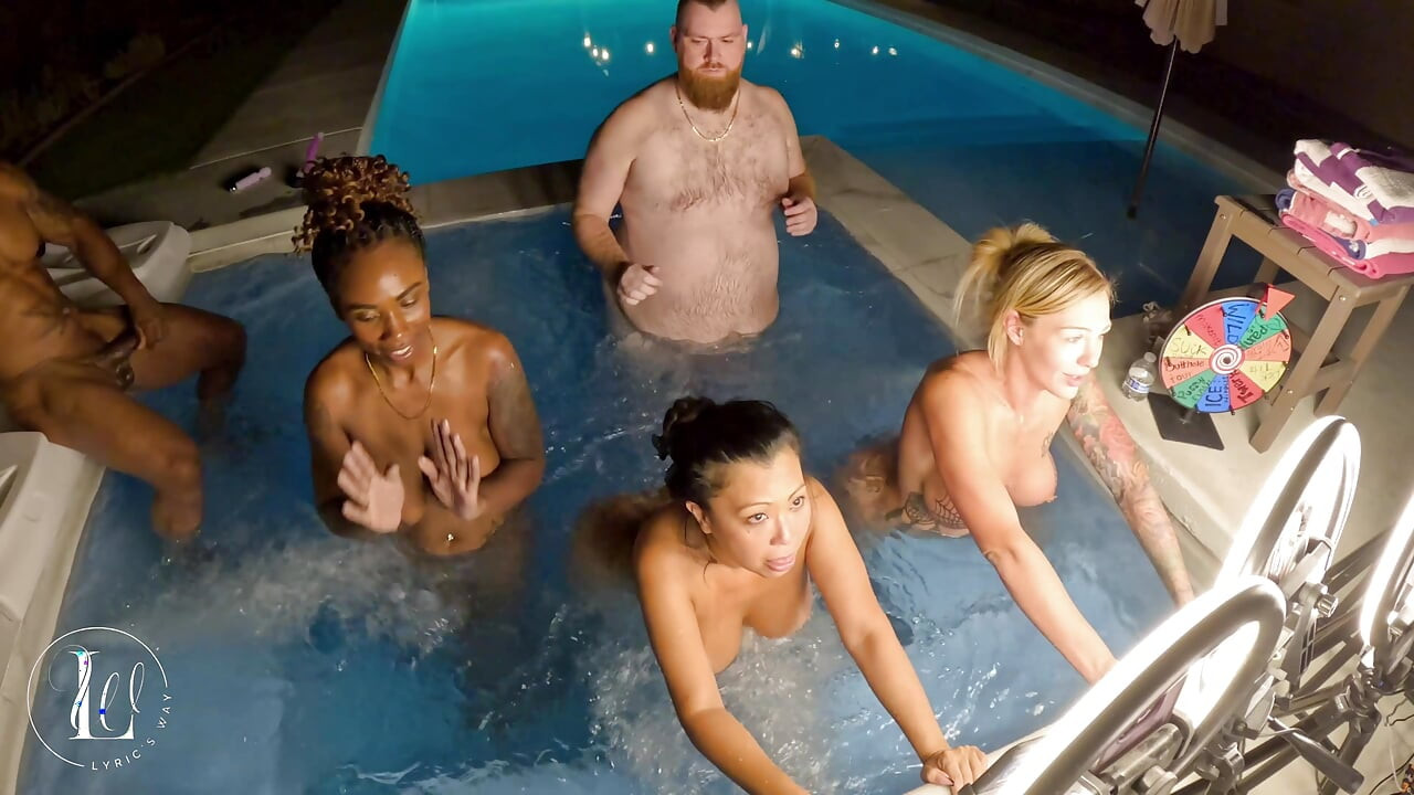 Couples Interracial Hot Tube Orgy W/ Asian Hotwife