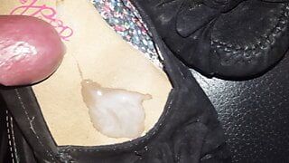 my friend black flats left in her car while its at my shop