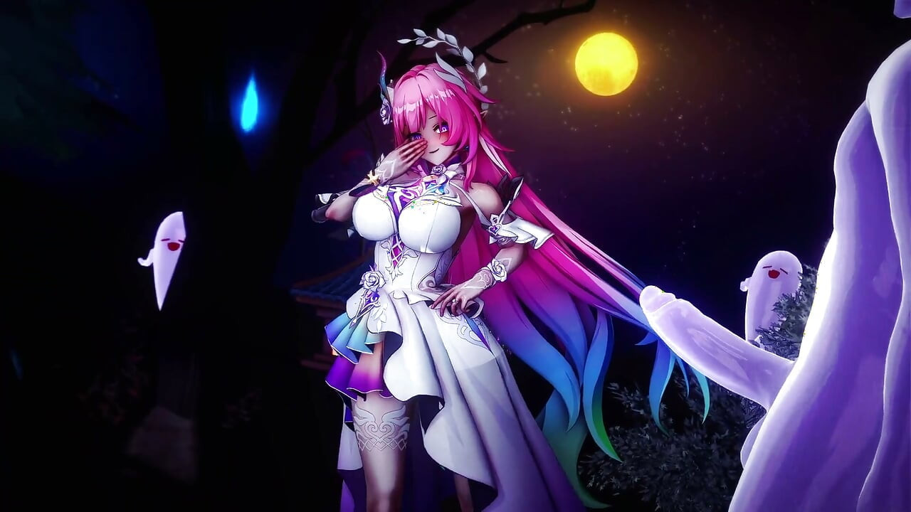 Honkai Star Rail - Cyrene Fucked and Creampied by a Halloween Ghost - 3D Hentai Animations