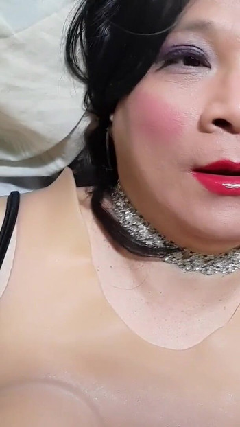 Emotional moment from "Eve's Elegant Gown 2"