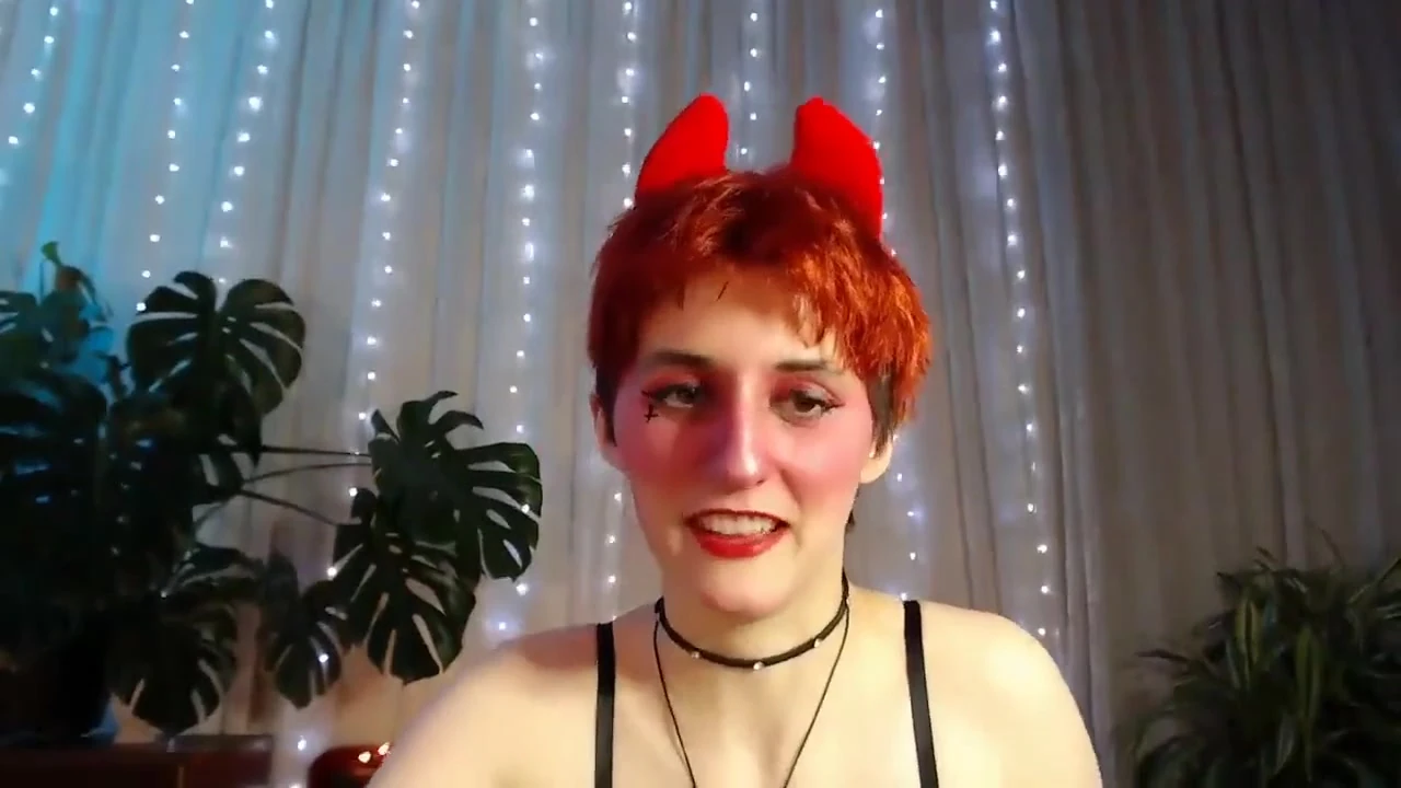 Succubus Teases with Strapon - Live