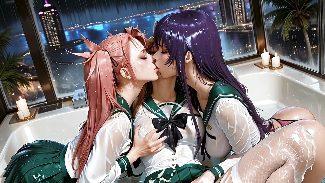 Compilation Featuring Busty, Big-assed Girls in Intense Sexual Action. Waifu Hentai Animation.