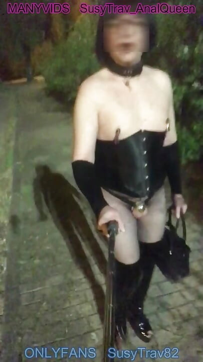 risky truckstop slutwalk chastity bottomless
