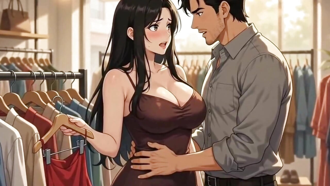 A warm meeting between the owner and the new salesgirl in the shop ( AI generated )