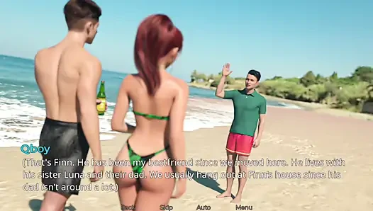 My Friends Hot Stepsis Fuck Caught - the Beach House - E03