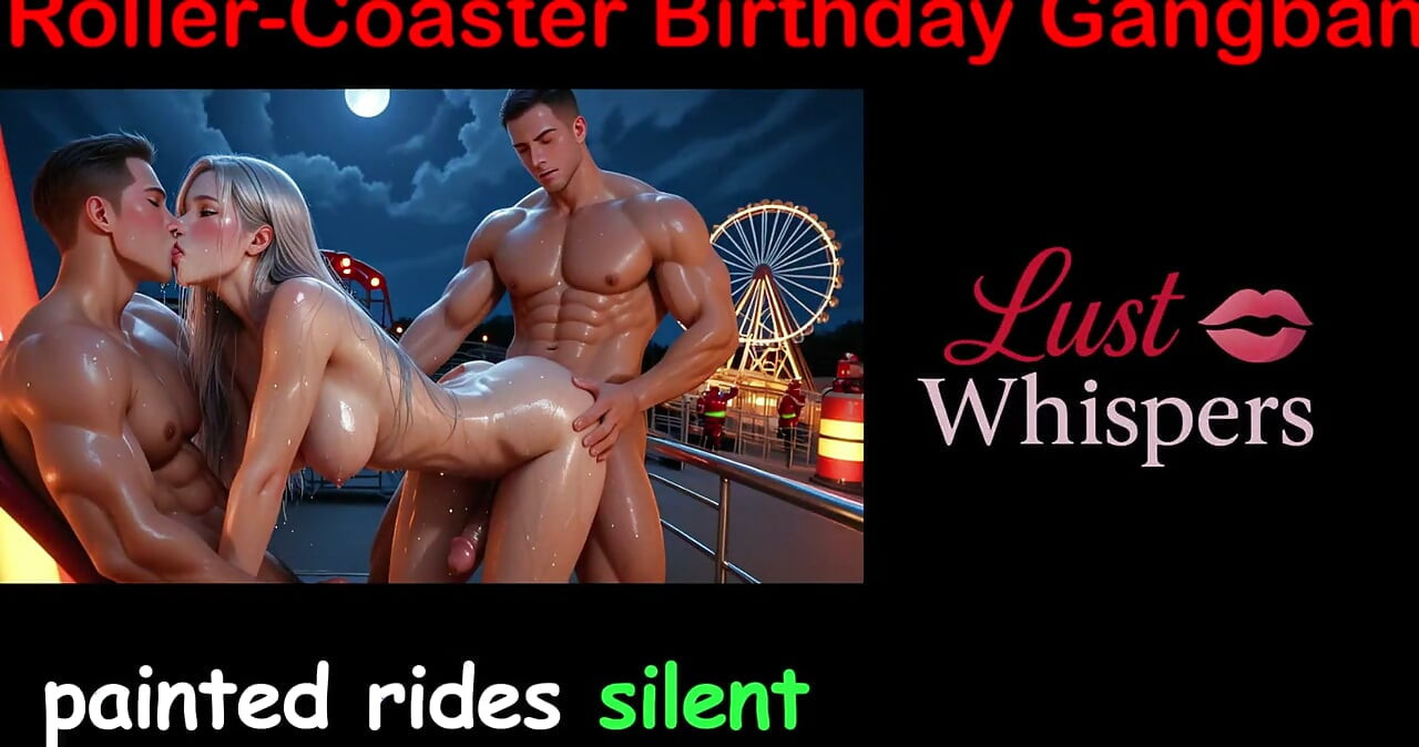 Roller-coaster Birthday Gangbang - English Sex Story