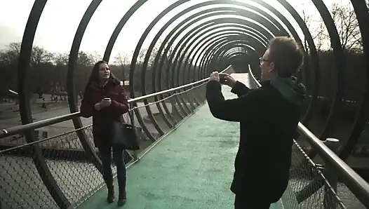 Pretty Unfunny German Tattoo Slut Gets Rammed Through by Our Funny Conny