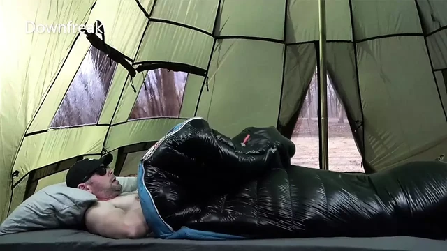 Humping Down Sleepingbag in My Camping Tent Until I Cum