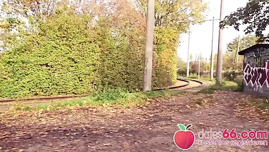 Hot & Risky in Public: Brunette Milf Slut Banged Hard