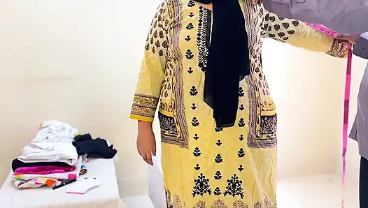 Schneider fickt mich, wenn ich zu ihm gehe, um ein neues kleid zu machen!