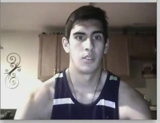 Straight guys feet on webcam #20