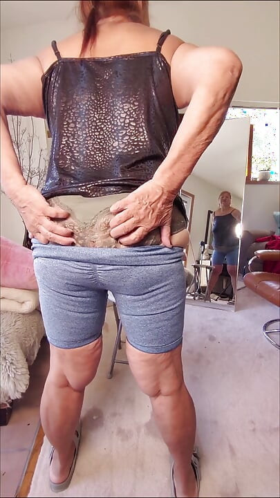 Soiled Panty with Granny Hairy Vagina Pussy Juices Going to a New Home.