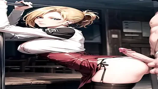 annie leonhart from anime Shingeki no Kyojin