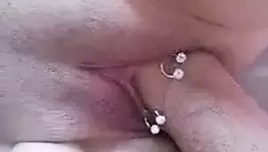 fisting pierced pussy