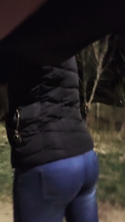 Ass in jeans