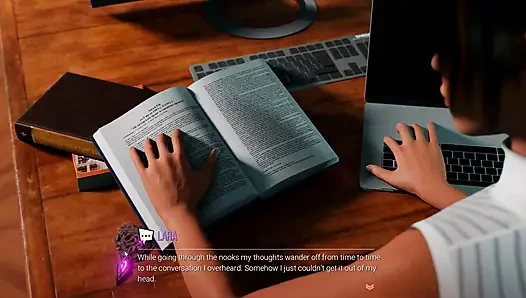 Croft Adventures Game Hentai-Parodie Folge 4 Lara entdeckt, dass die Bibliothekarin keine Unterwäsche unter ihrem Minirock trägt!
