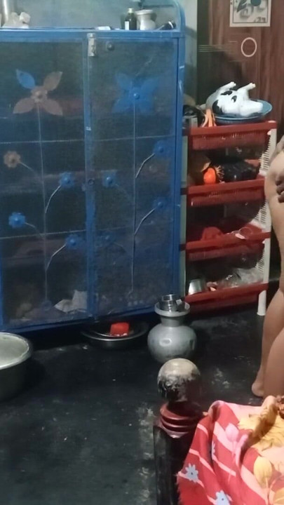 Emotional moment from "Devor and Bhabhi go to a very old house and suddenly have sex with Bangla Desimombd"