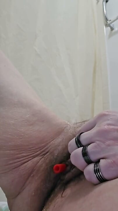 Cripplefreak4u Playing with Fucking Machine and Catheter Close up