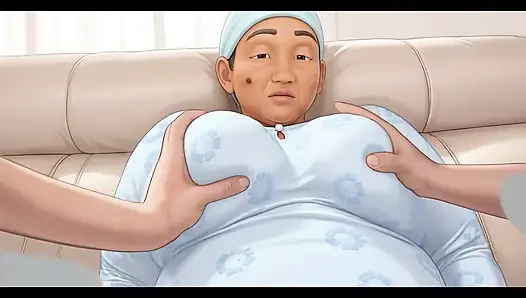 opah, BBW slut her pussy still getting fucked hard by big cock