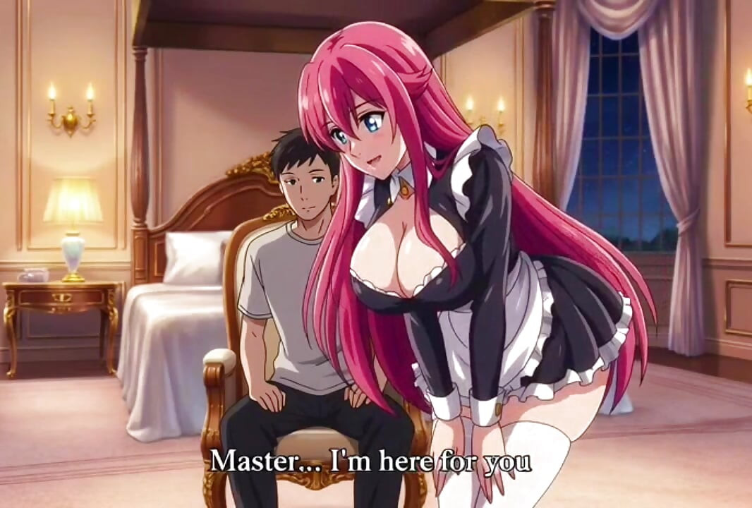 Sexy 3D Anime Maid gives her master  unforgettable pleasure