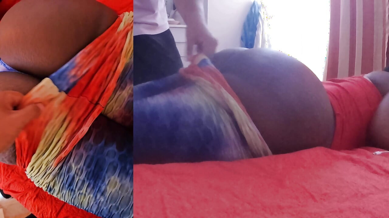 My Step Mother Asks Me for a Massage on Her Big Ass and I Can't Resist