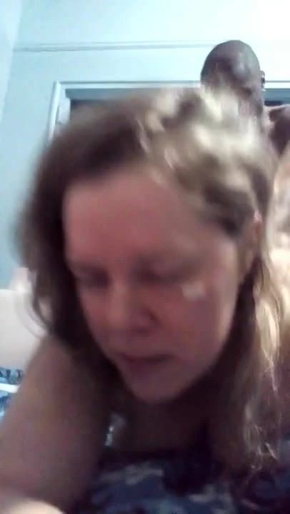 White.slut fucks. And. Sucks.  Two. Black. Guys