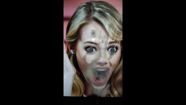 Emma Stone cum tribute