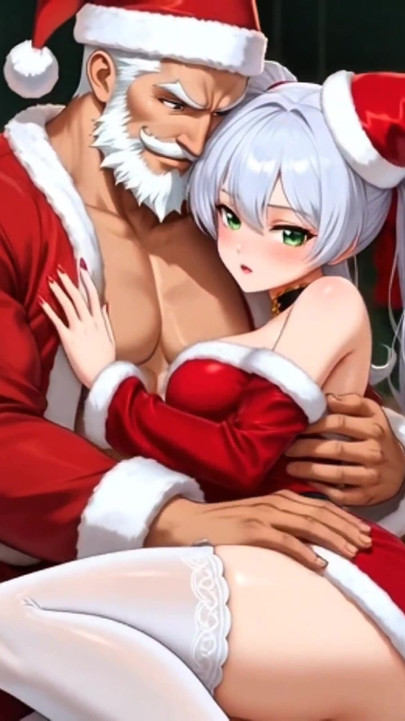"Naughty Santa Punishes Submissive Mrs. Claus on Christmas Night - Hentai Anime" | Clip 2