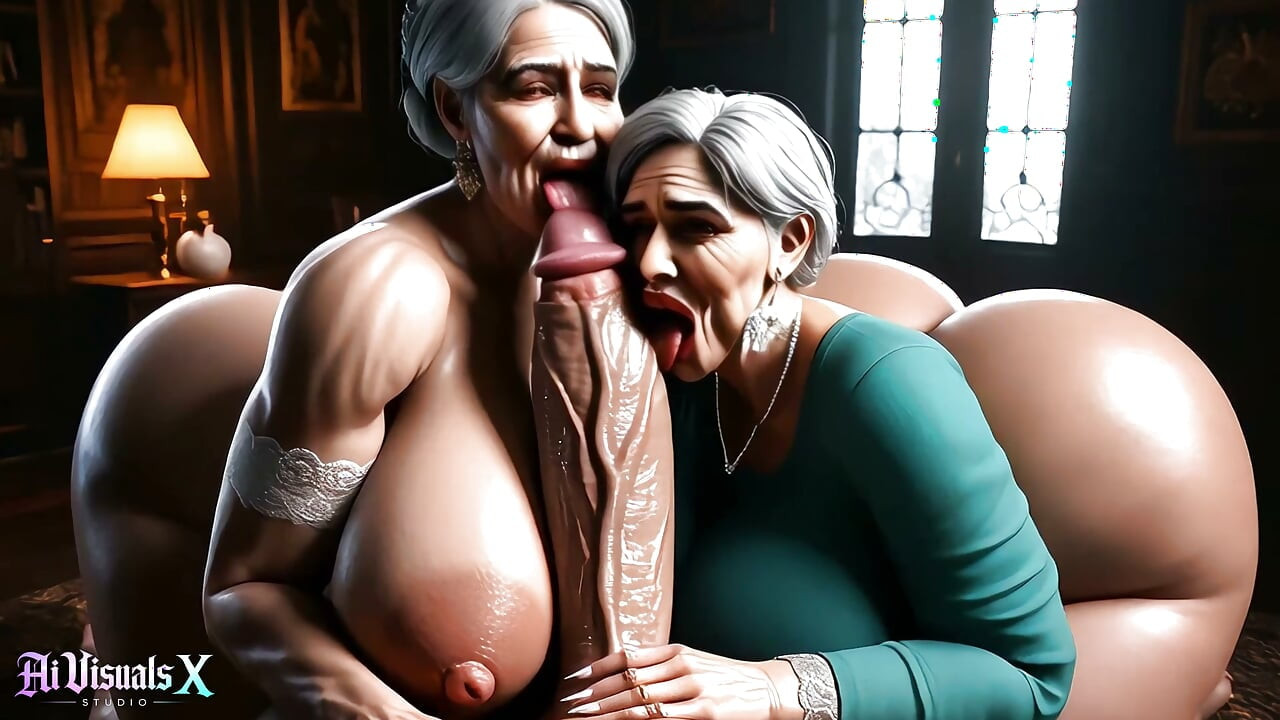 3D Mature GILF Bimbos Worship Gigantic BBC and BWC - Compilation (100% AI Generated)
