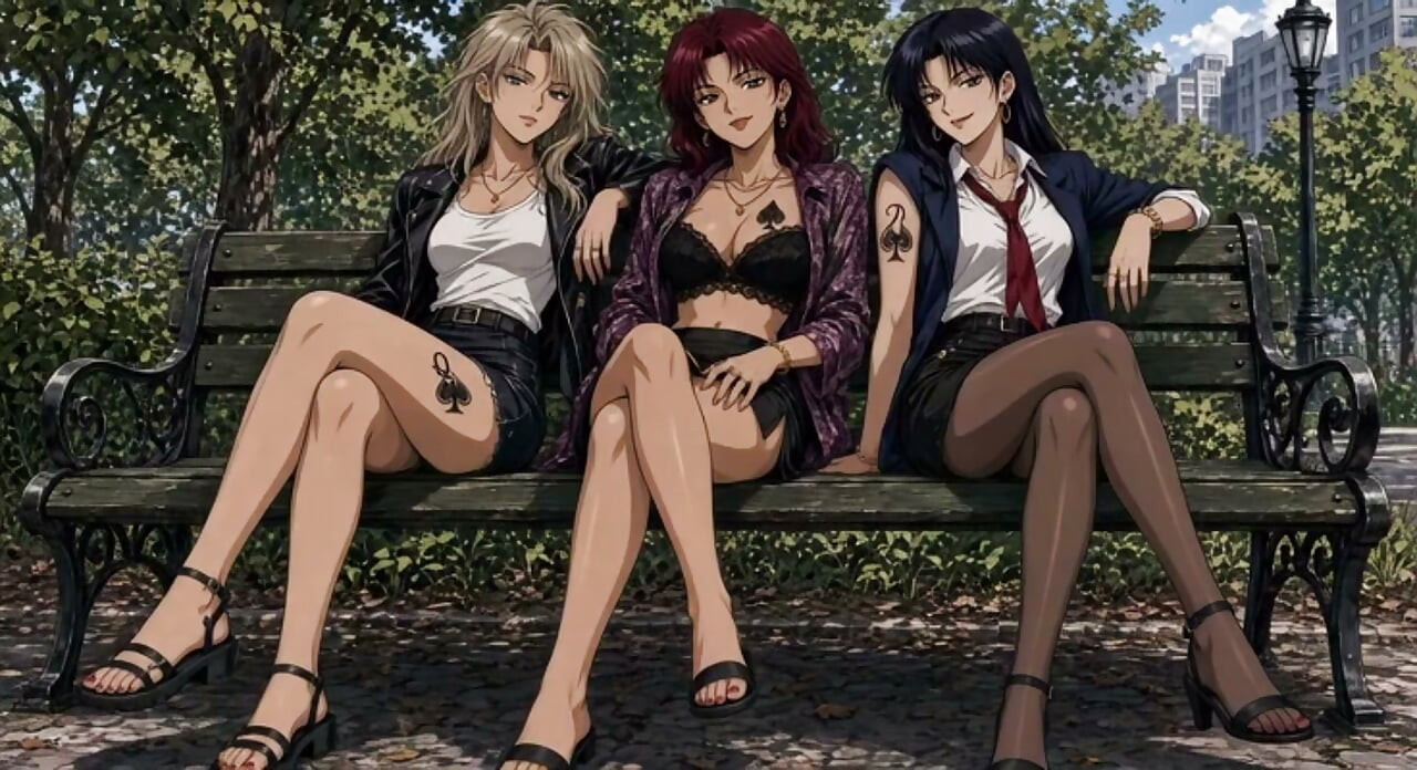 Queen Of Spades And Feet Anime (Erotic AI Arts)