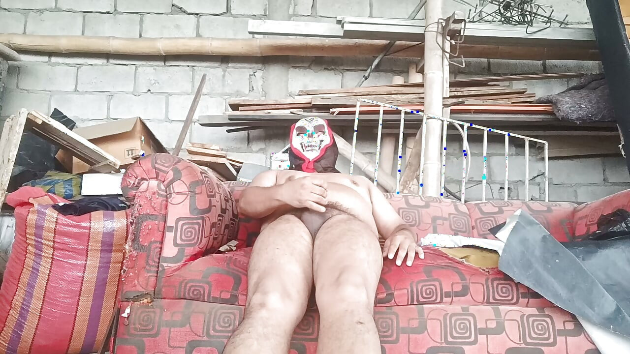 Erotic Halloween: Cum from my cock, outdoors for Halloween