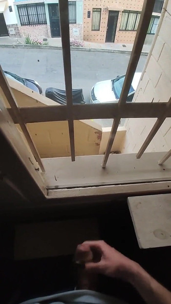 Jutarnje drkanje na prozoru