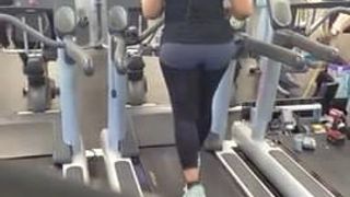 Big Butt on Treadmill