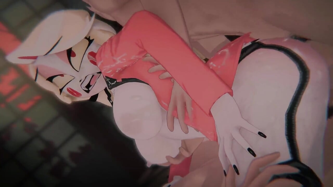 hazbin Hotel - Charlie Morningstar Redemption nije uspelo (vezana hell princess & POV sendvič dupla penetracija) (4k60fps)