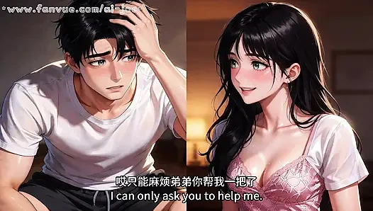 Üvey erkek kardeşimin avının önünde baldızım bana gerçekten böyle bir şey yaptı. Bu çok heyecan verici.. Yapay zeka