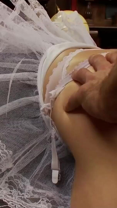Perfect ass French maid gets spanked and fucked by her boss | Clip 3