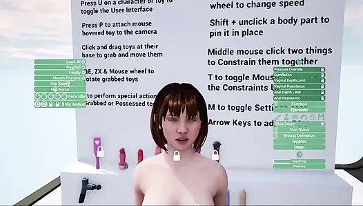 Massage-Simulator sex-Spielspielspiel [teil 01] Nacktes Spielspiel [18+]