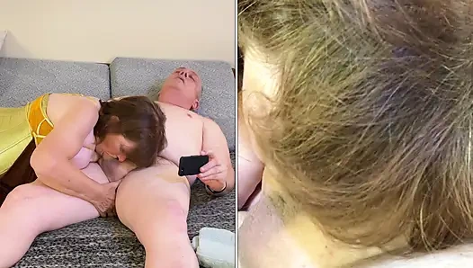 Granny Carmen's Slave Princess Leia Gives Jabba's Customer A Royal Cock Sucking! 72125CAMS26M