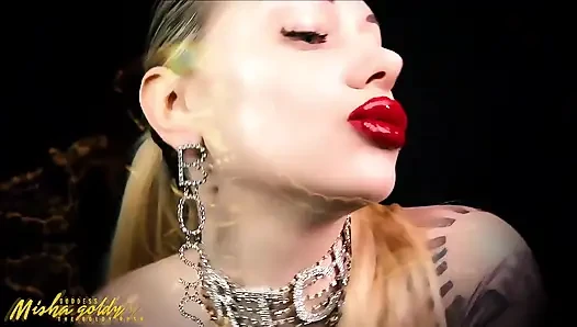 Binaural ASMR & mindfuck! Jerk to my mouth and spit!