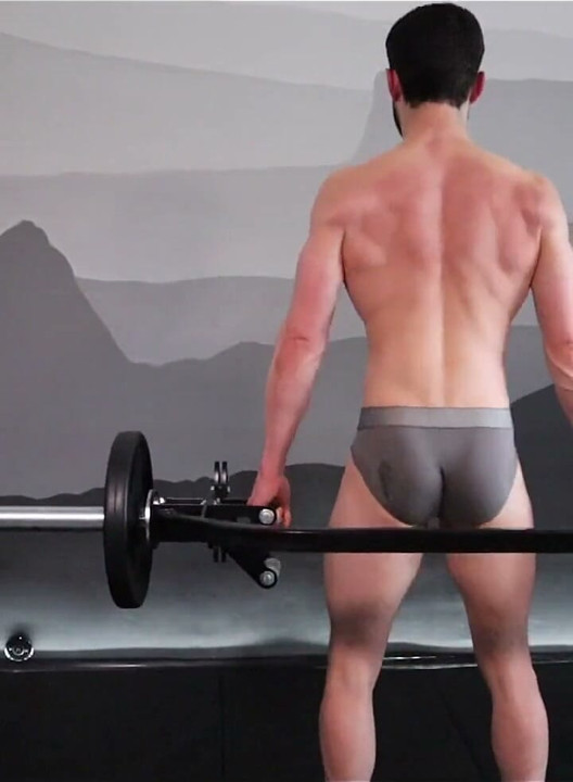I Work Out Wearing a Pair of Underwear for a Special Fan