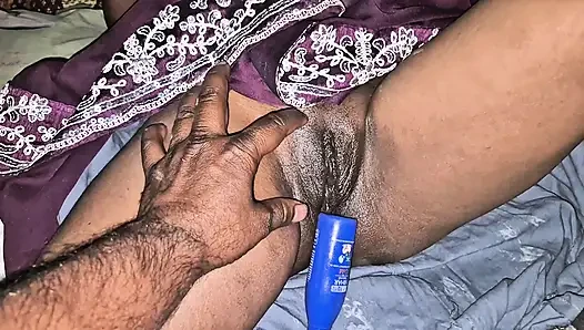 Indische tante harter romantischer sex mit indischem desi-ehemann, großem schwanz