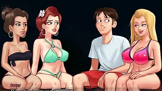 Ibu tiri nakal ini sama ibu tirinya yang super hot - kisah musim panas