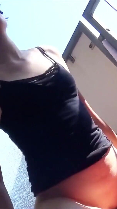 Spectacular moment from "18yr old German Ex-Girlfriend Lina Public Fucked on Balcony"